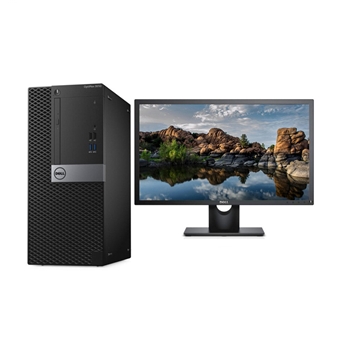 戴尔 OptiPlex 3060 Tower 230830 台式电脑I5-8500 3.0GHz六核/4GB/1TB/DVDRW/集显/中标麒麟V7.0/E2417H 23.8寸显示器 三年保修